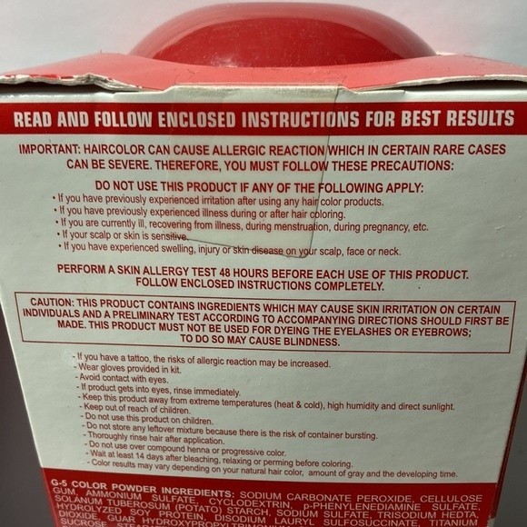 Samy Fat Foam Hair Color G5 Medium Golden Brown 2 Boxes Discontinued - Picture 5 of 14